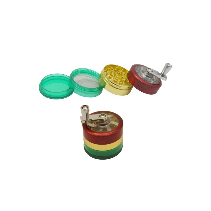 Grinder Bullet Crank Rasta 51mm