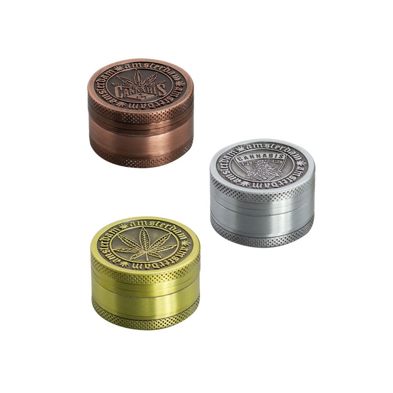 Grinder Amsterdam Zinc 40mm