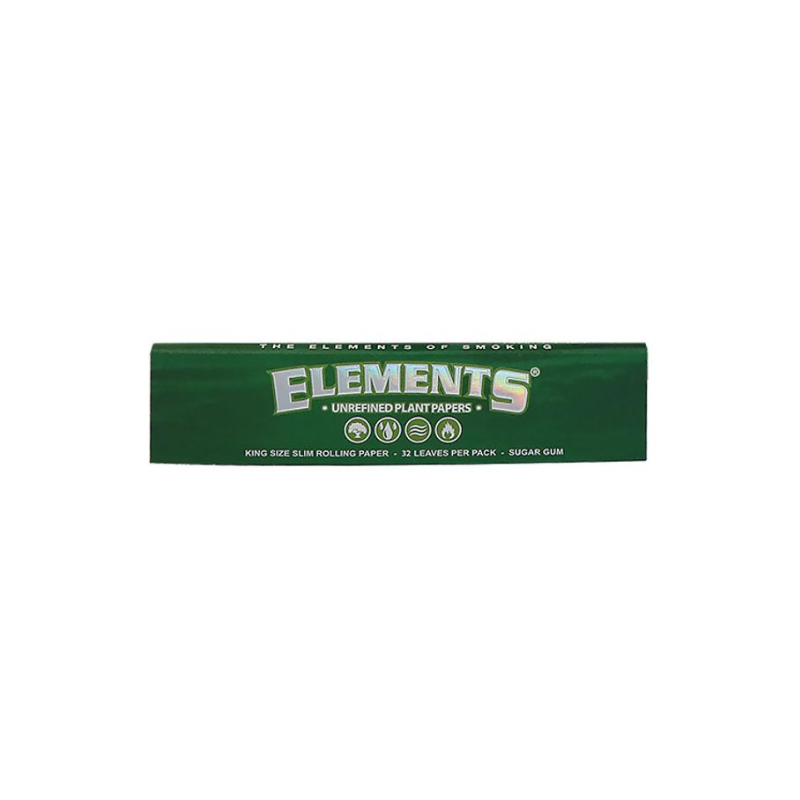 Elements Green Kingsize Slim