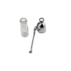 Glas Beholder Med Ske A 4cm