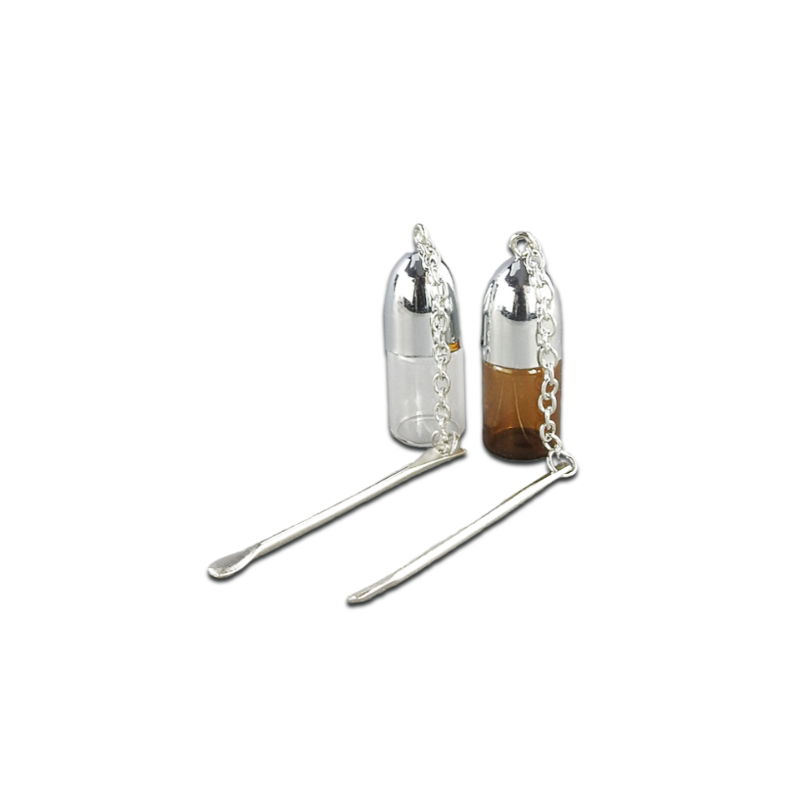 Glas Beholder Med Ske 3.5cm