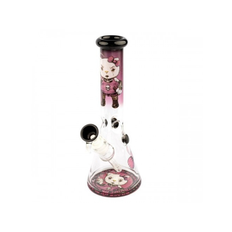 Grace Glas Bong Angry Cat 27cm