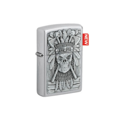 Zippo Lighter Indian Skull