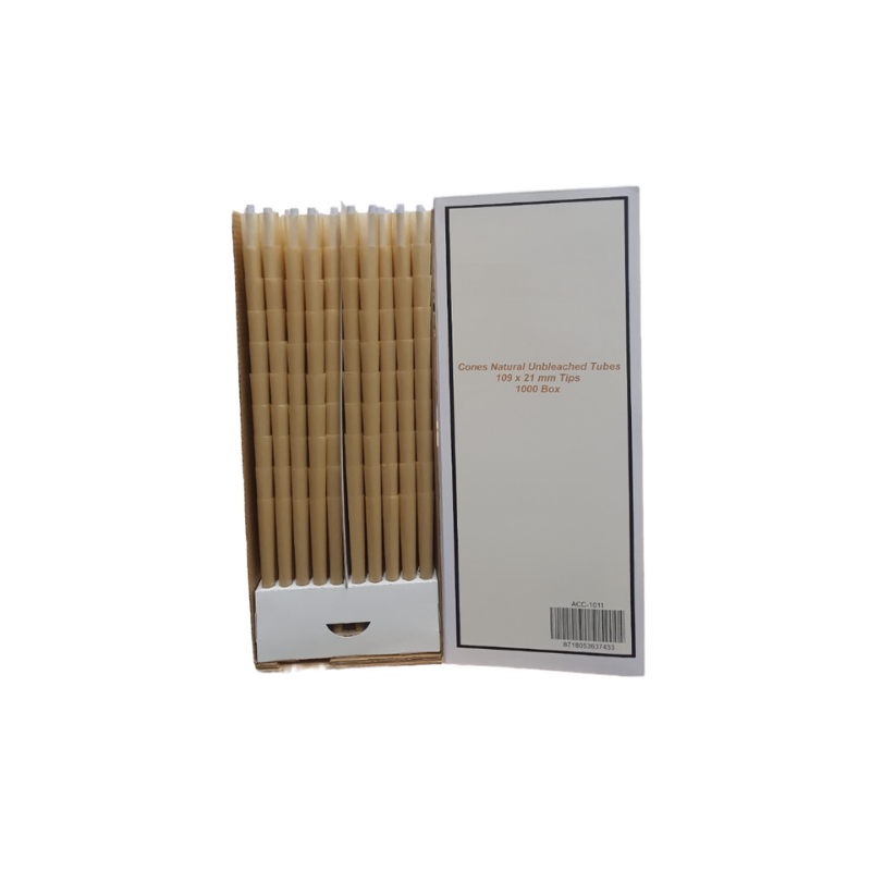 Ø Cones King Size Brun 109 mm – 1000 stk.
