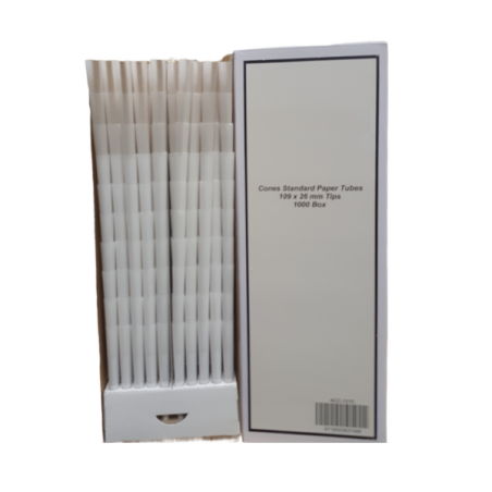 Ø Cones King Size Hvid 109 mm – 1000 stk.