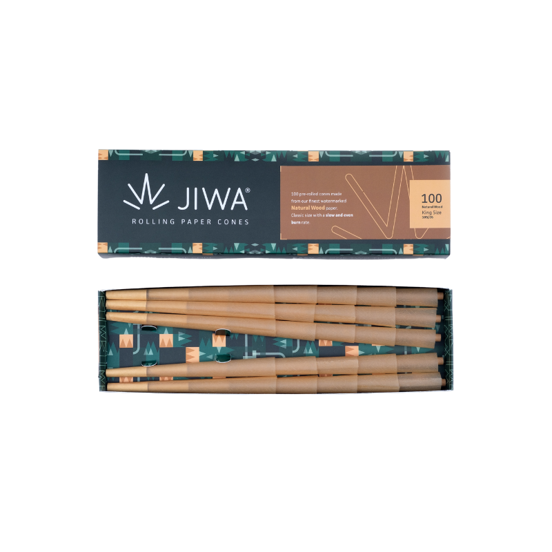 Jiwa Cones Kingsize Ubleget 100stk