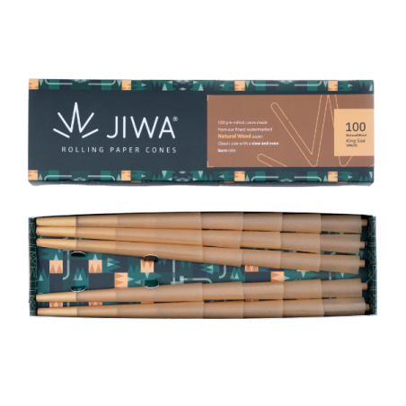 Jiwa Cones Kingsize Ubleget 100stk