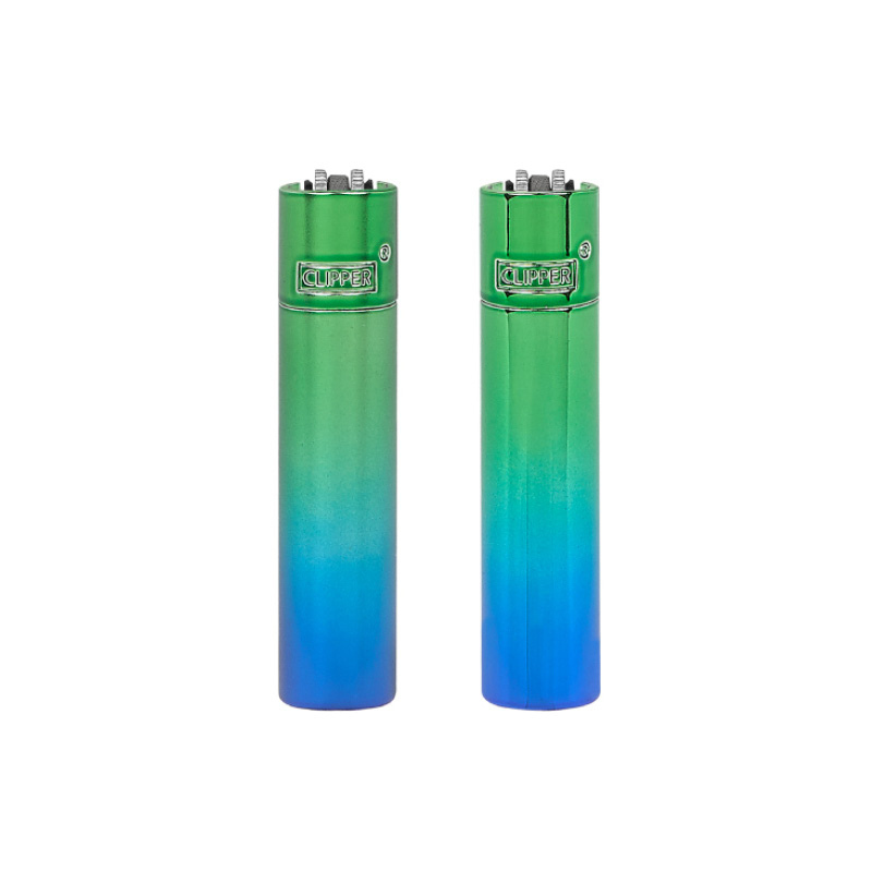 Clipper Metal Lighter Peacock