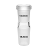 Adapter Han 18,8 til Hun 14,5mm
