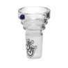 JJ Glas Hoved Blå 18.8mm