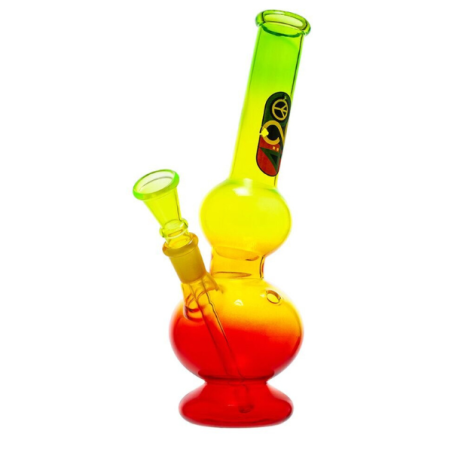Glas Bong 420 Rasta A 23cm
