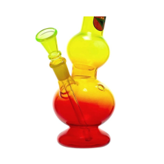 Glas Bong 420 Rasta A 23cm