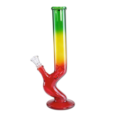 Glas Bong Bolt Rasta 32cm