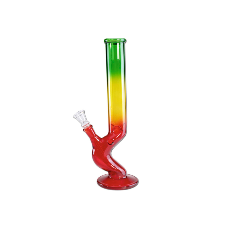 Glas Bong Bolt Rasta 32cm