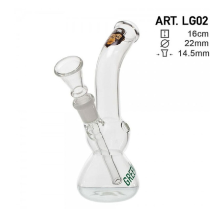 Glas Bong Monkey 15cm