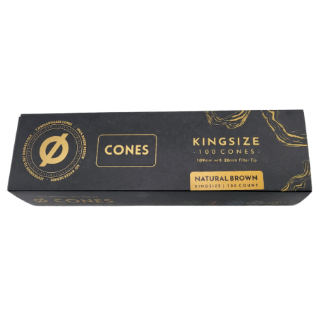 Ø Cones Kingsize Brun 100stk