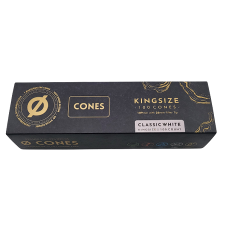 Ø Cones Kingsize Hvid 100stk