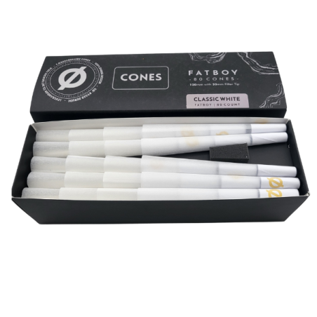 Ø Cones Fatboy Hvid 80stk