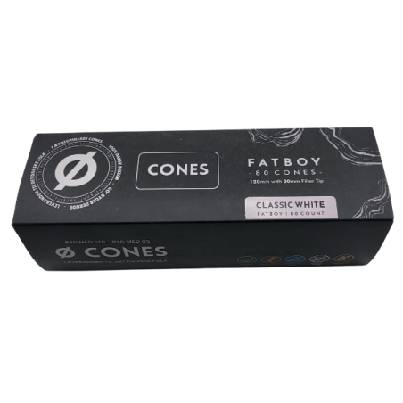 Ø Cones Fatboy Hvid 80stk