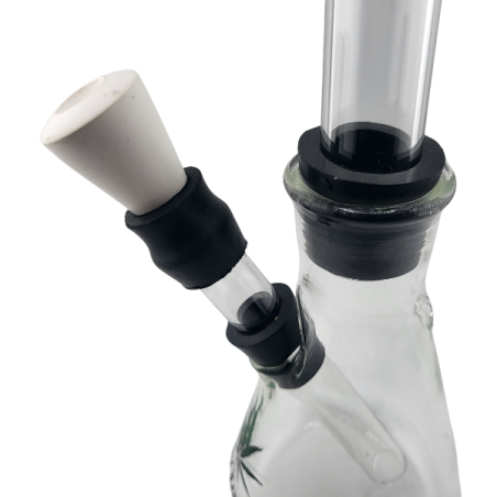 Glas Bong Erlenmeyer 34cm