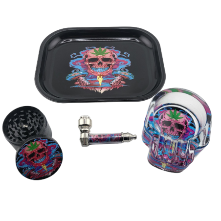 Cannabis Skull Gavesæt