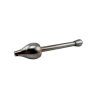 Metal Pibe Svamp Sølv 8cm PT14