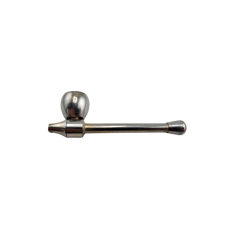 Metal Pibe Svamp Sølv 8cm PT14