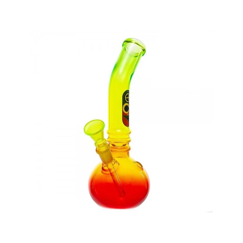Glas Bong 420 Rasta B 23cm