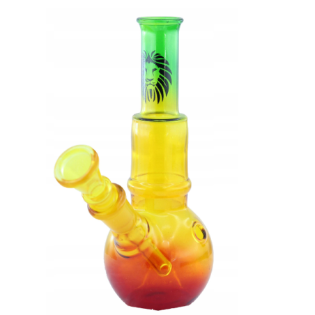 Glas Bong Rasta Lion 14cm