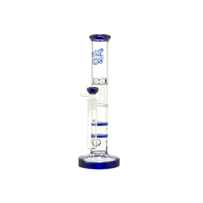 Glas Bong 420 Blå 32cm