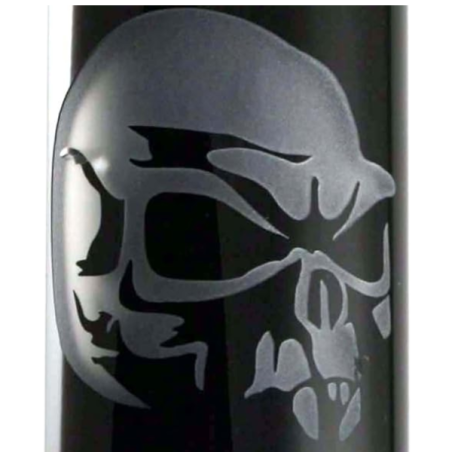 Glas Bong Kranie Sort 42cm