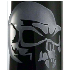 Glas Bong Kranie Sort 32cm