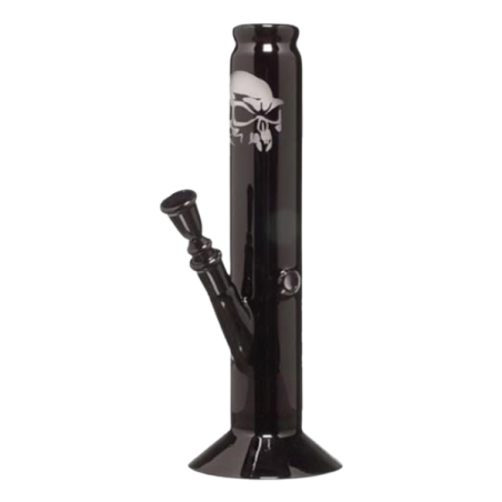 Glas Bong Kranie Sort 32cm
