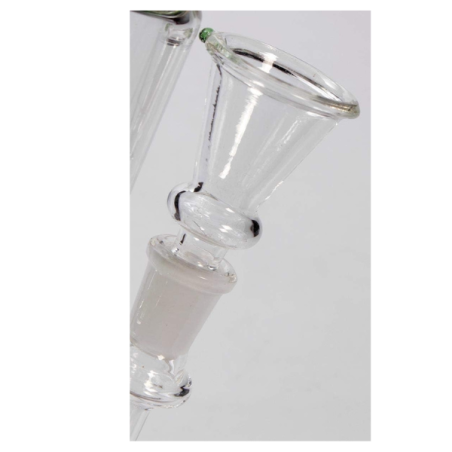 Glas Bong Black Leaf Grøn 30cm