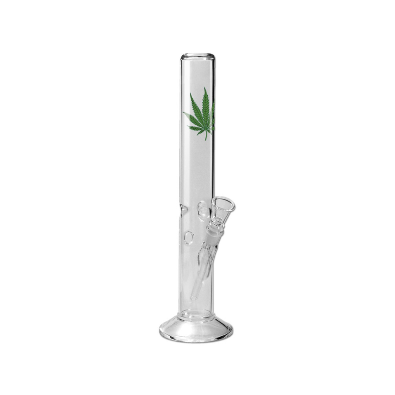 Glas Bong Breit Cannabis 45.5cm