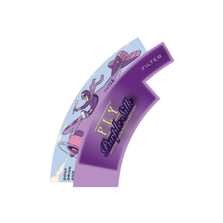 Fly Filter Purple Silk