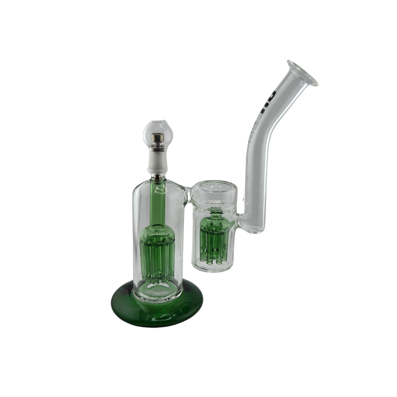 Olie Bong Black Leaf Grøn 29cm Olie Bong Black Leaf Grøn 29cm