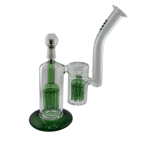 Olie Bong Black Leaf Grøn 29cm
