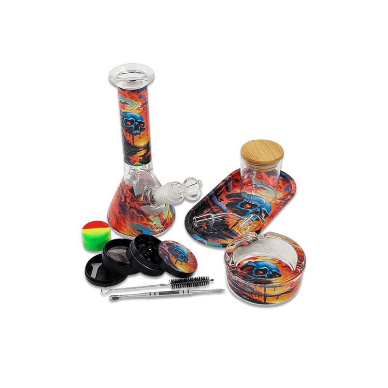 Komplet Bong Sæt Kranie Design Komplet Bong Sæt Kranie Design