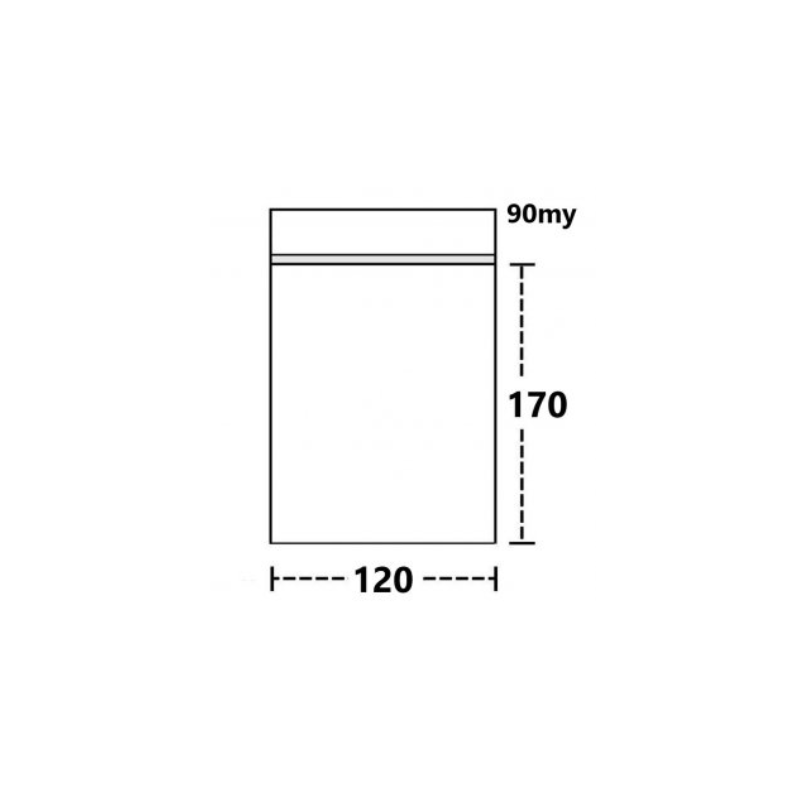 Poser 120 X 170mm 100stk 90my