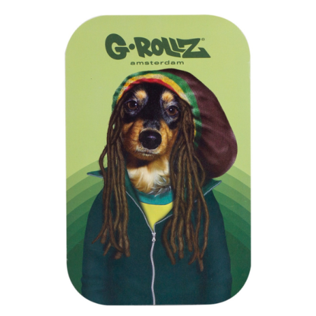 Rasta Dog Magnet Cover 27,5 x 17,5cm