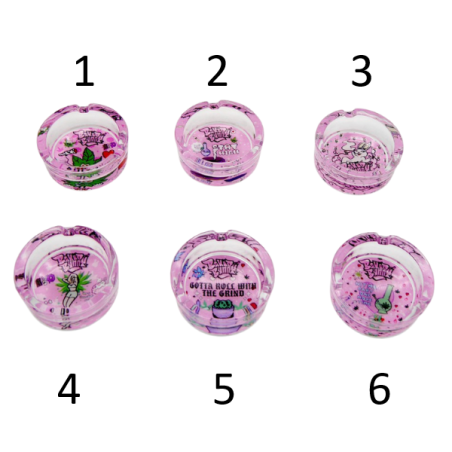 Pink Glas Askebæger Bunny