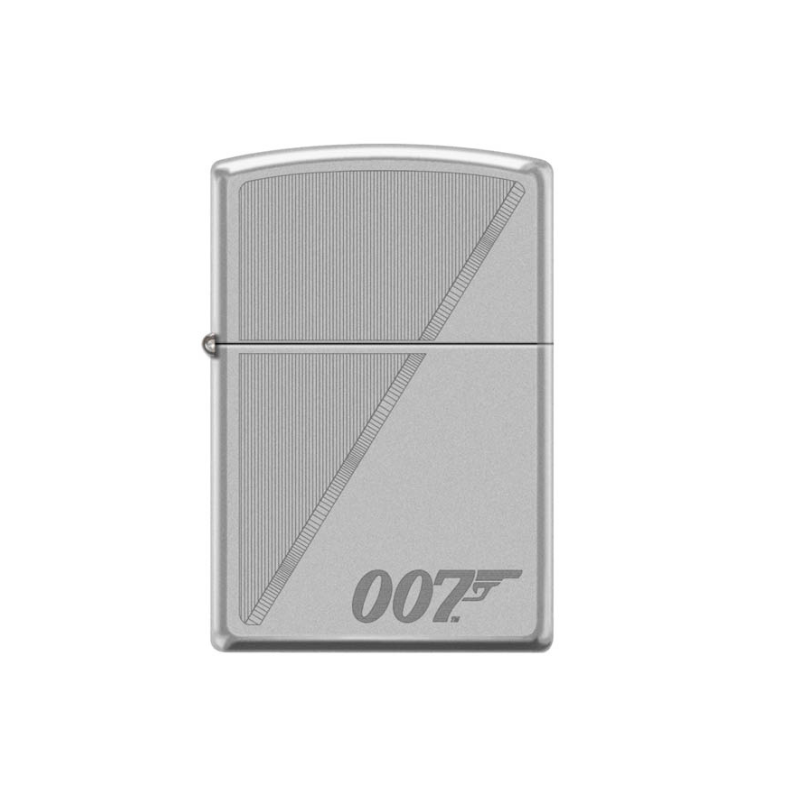 Zippo Lighter James Bond Sølv