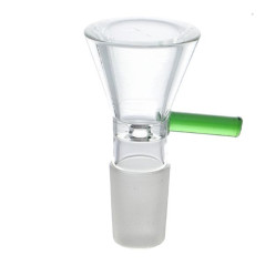 Glas Hoved Bong 14,5mm Grøn BB