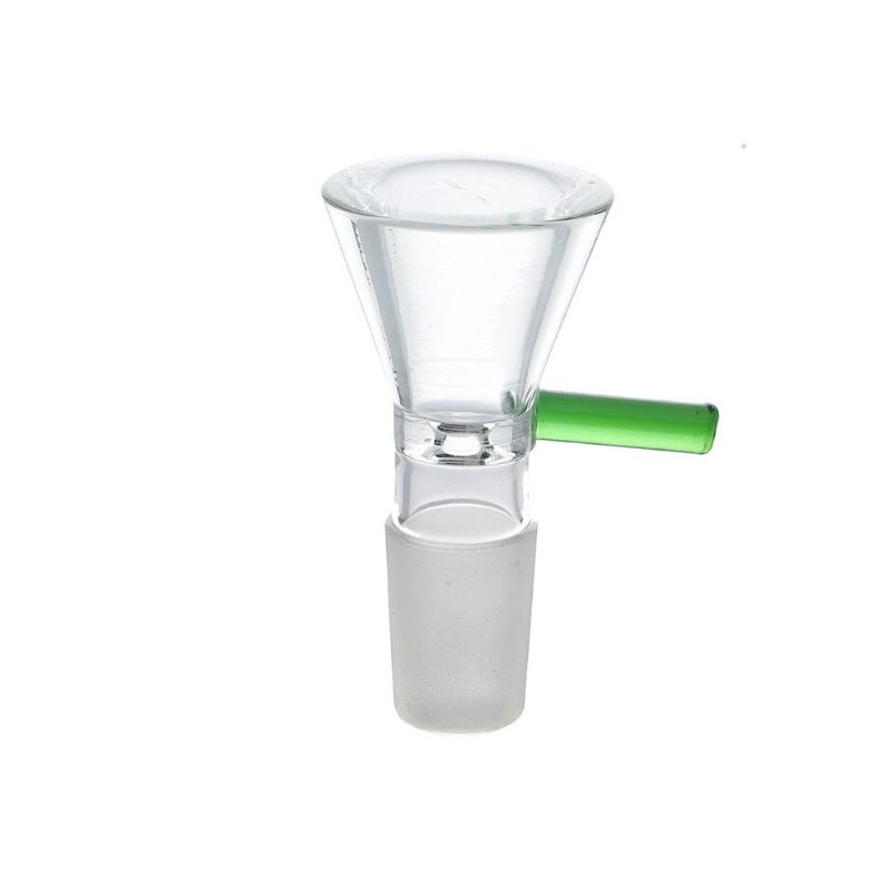 Glas Hoved Bong 14,5mm Grøn BB