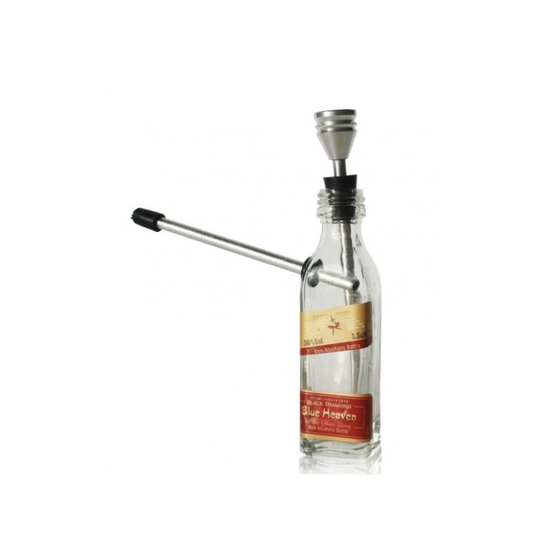 Whiskyflaske Glasbong 15cm