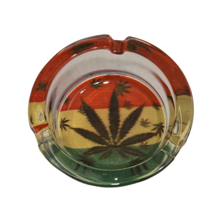 Glas Askebæger Tropical Leaf