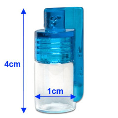 Glas Beholder Med Ske JJ 4cm