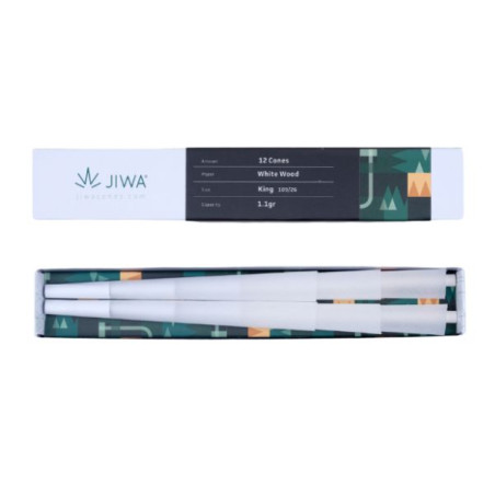 Jiwa Cones King Size 12 stk færdigrullede cones fra Headshop Danmark