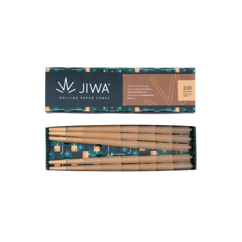 Jiwa Cones Kingsize Ubleget 100stk